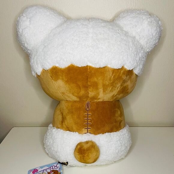 NWT LARGE SAN-X Rilakkuma Happy Time w Heart: Bath Ducky 15” plushie - Picture 4 of 5